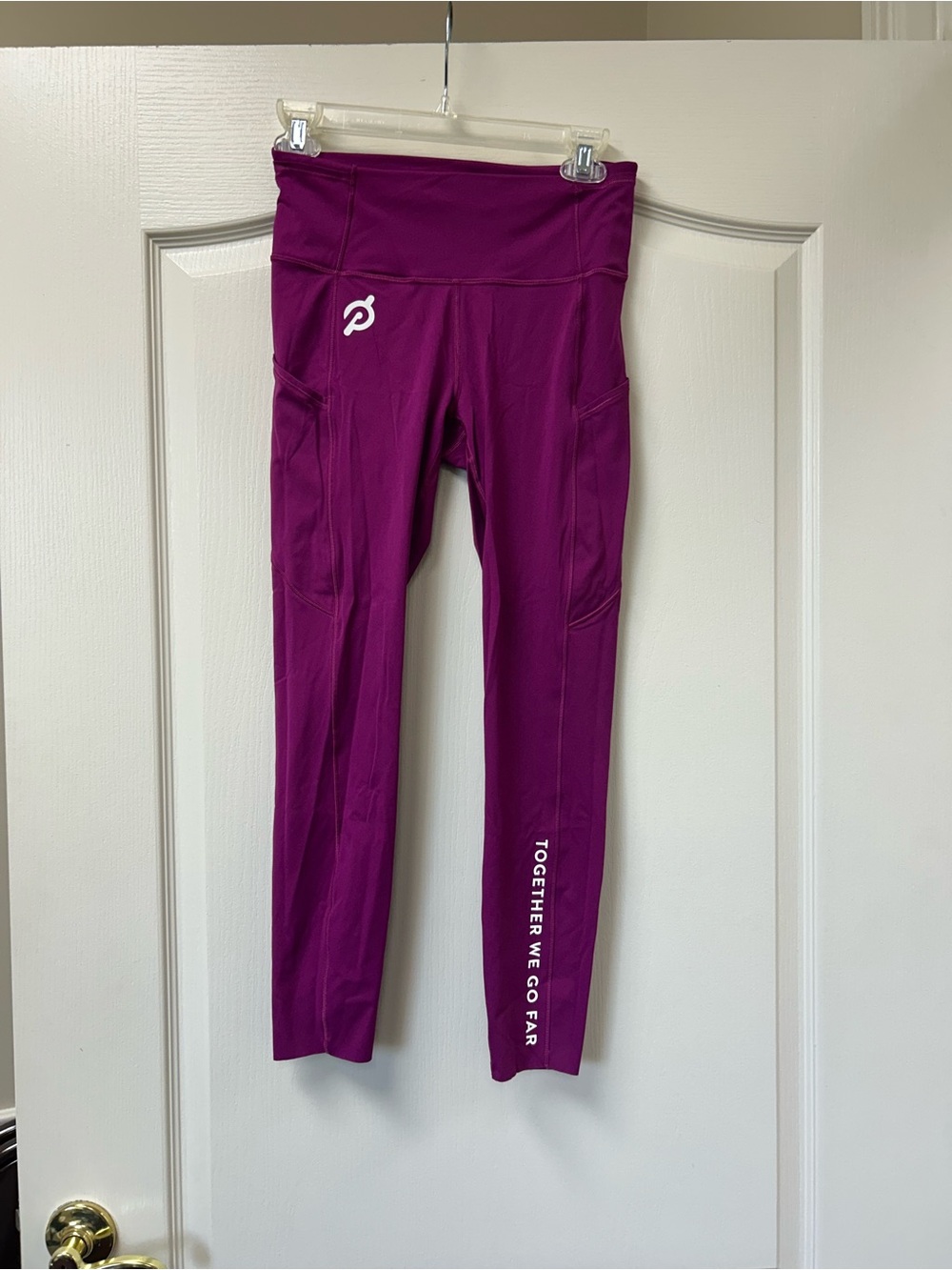 Peloton Magenta High-Rise Leggings with Side Pockets